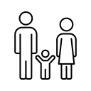 Parents, family or others looking after children for their life's server icon